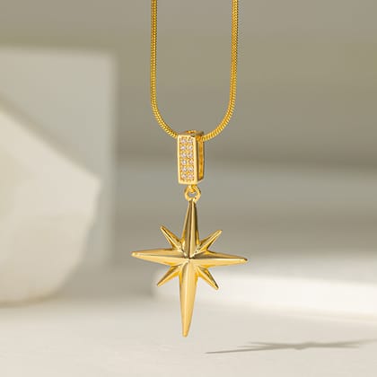 Glee 18K Gold Plated Zircon Necklace