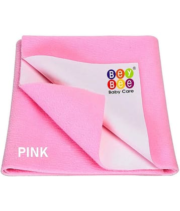 BeyBee Bed Protector Sheet (Medium (100cm X 70cm), Pink)