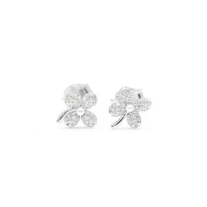 Donna Studs | 925 Silver Earrings for Women-Silver
