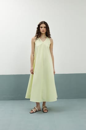 Mid Spring Dress: Limone-XS