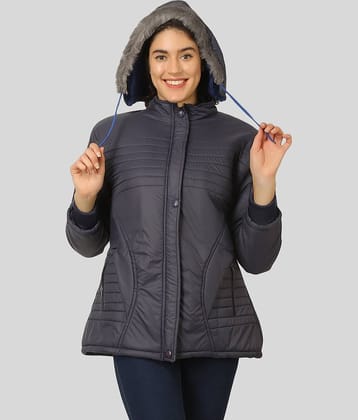 NUEVOSDAMAS - Polyester Blend Beige Hooded Jackets