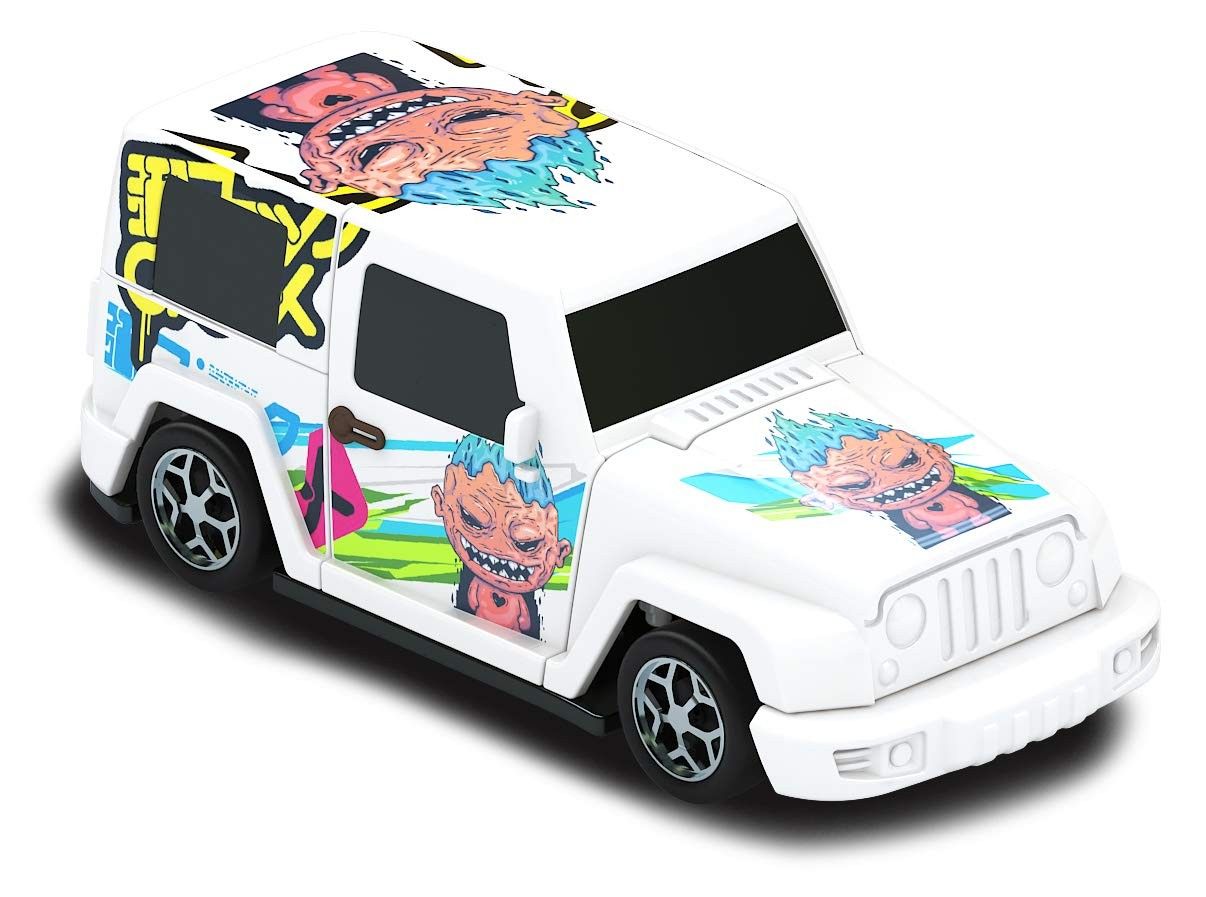 Crash'ems Sabotage Pull Back Car For Kids 3 Years and Above