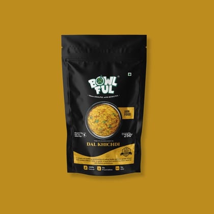 Bowlful Dal Khichdi Jain - Jain-Friendly, Mild Lentil & Rice Dish