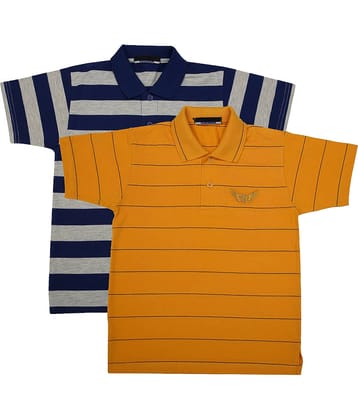 NEUVIN Pack of 2 Boys Cotton Blend T-Shirt ( Multi Color )