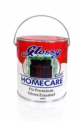 1001 Homecare PU Premium High Gloss White Enamel Paint | PU Finish | Fade Resistant | Smooth & Durable Coating for Wood & Metal - White, 4 Ltr 1001 Homecare PU Premium High Gloss White Enamel Paint | PU Finish | Fade Resistant | Smooth & Durable Coating for Wood & Metal - White, 4 Ltr