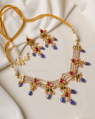 Gold Polish Silver Necklace CHN1671