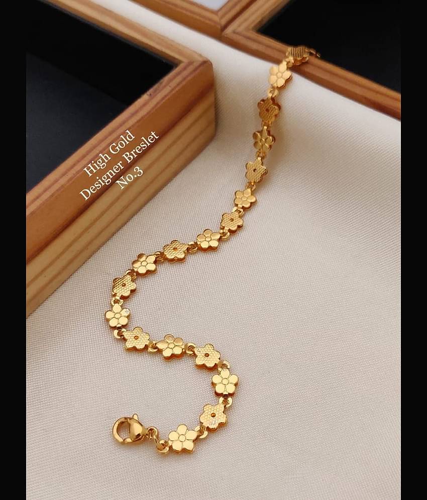 Shivay Fashion Gold Bracelet ( Pack of 1 )