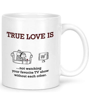 Idream Quote Printed Ceramic Coffee Mug 1 Pcs 330 mL