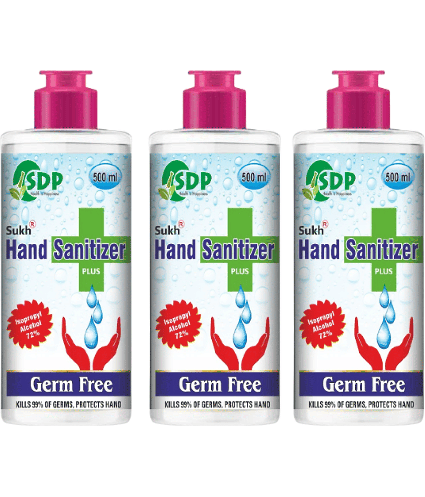 Hindustan Herbal Hand Sanitizer 1500 mL Pack of 3