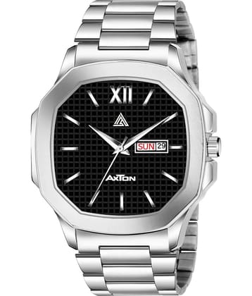 Axton Silver Stainless Steel Analog Men's Watch