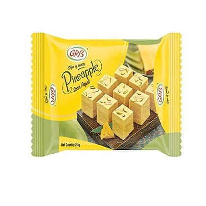 GRB Pineapple Soan Papdi, 250 gm