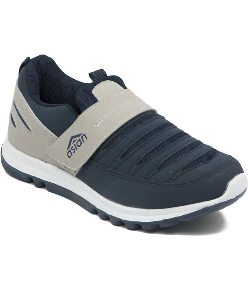 ASIAN Navy Men's Slip-on Shoes