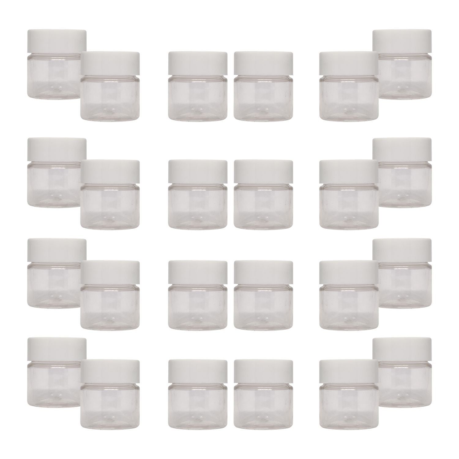 Puramio Round Pet Jar - Each 15 ml (Set of 24)