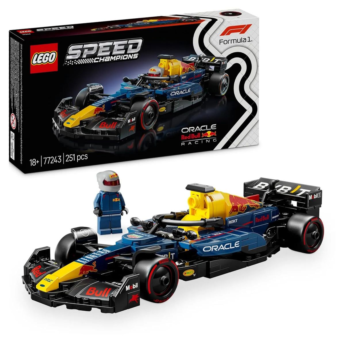 Lego Speed Champions 77243 Oracle Red Bull Racing RB20 F1 Race Car