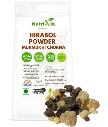Nutrixia Food  Hirabol Powder - Murmukhi Churna- Mur Makki - Commiphora Myrrha Nees Powder 250 gm