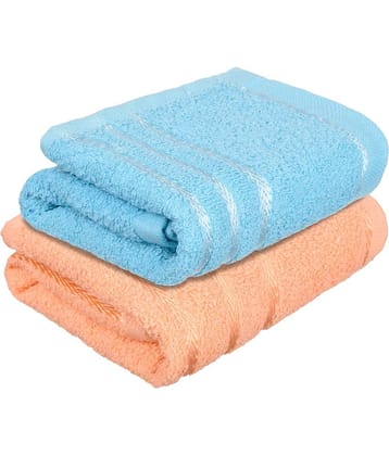 Dyana Core Pack of 2 Cotton 401-450 -GSM Hand Towel ( Assorted )