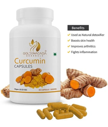 GOLDENACACIA HERRBALS CURCUMIN 30 Capsule 1 mg