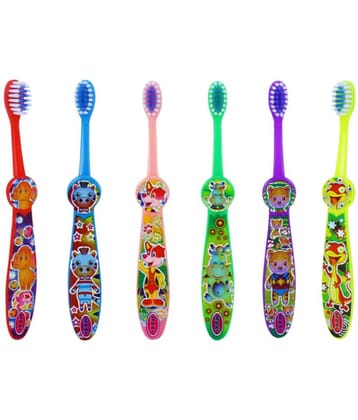 Maxi Ping Pong Junior Soft Toothbrush(Pack Of 6)