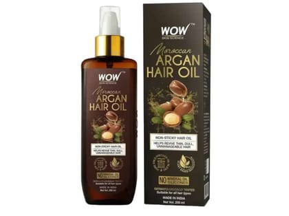WOW Skin Science Moroccan Argan Hair Oil 200 ML WOW Skin Science Moroccan Argan Hair Oil 200 ML
