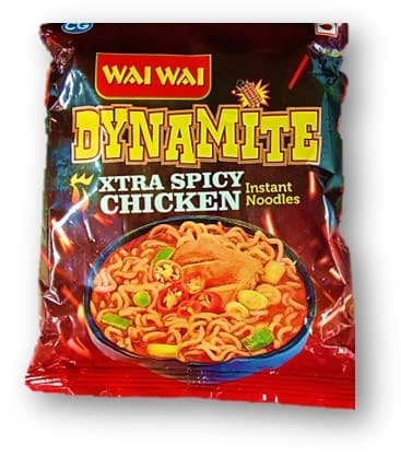 Wai Wai Dynamite Xtra Spicy Chicken Instant Noodles 100g
