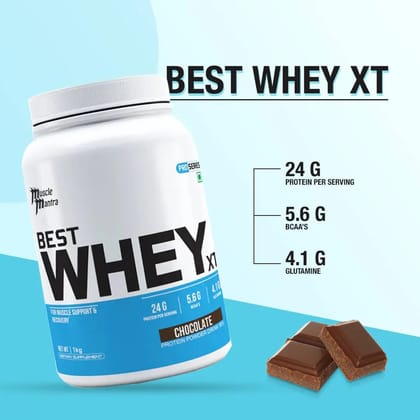 Muscle Mantra Pro Series Best Whey XT-1 kg / Chocolate