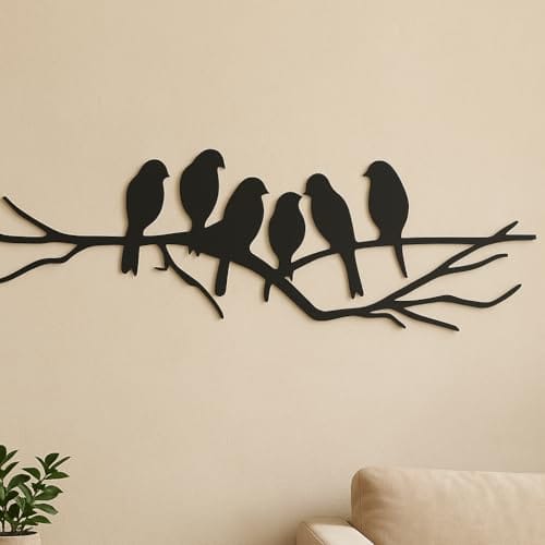 MAYUMI DÉCOR | Wooden Wall Plaque/Wall Sign For Home Decoration | Ready To Hang Wall Decor (Black) – 400 mm Length