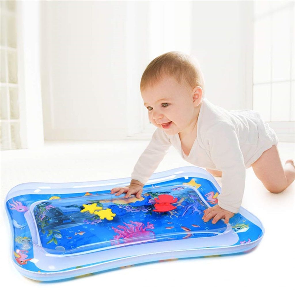 DHRUVINSRI Baby Water Mat Inflatable Baby Play Mat Activity Center for Infant Baby Toys 3 to 15 Months, Baby Gifts for Boys Girls(Assorted Design)
