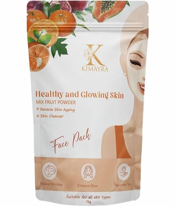 Kimayra Mix Fruit Face Pack Powder for Brighter, Glowing, healthier and tan-free skin