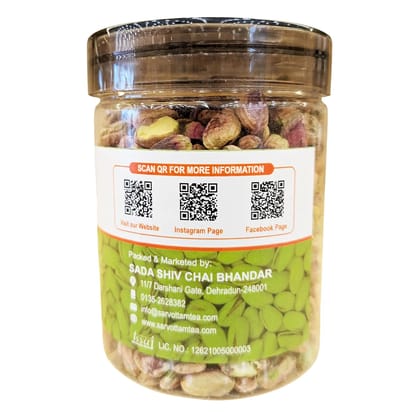 Sarvottam Premium Pista Giri 250g Box | Natural Shelled Pistachios | Rich in Protein & Fiber | Healthy Crunchy Snack | Perfect for Gifting & Daily Nutrition