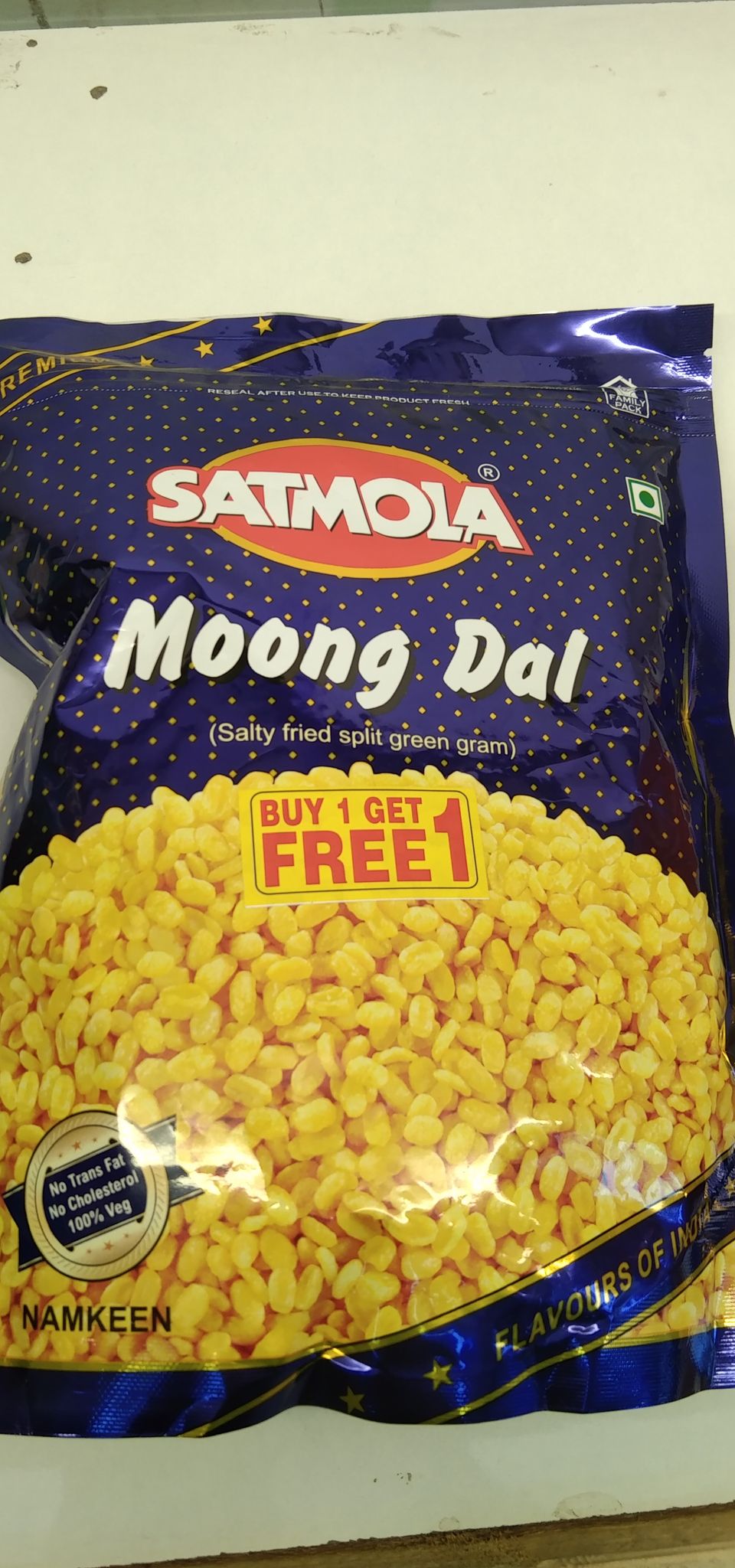 Satmola Moong dal Namkeen Buy 1 get 