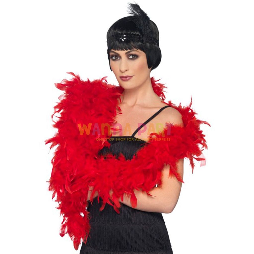 Feather Boa Red - Party and Festive Needs | Buy online on ZillyBuy