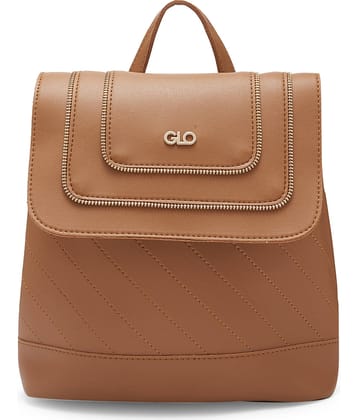 Globus - Black PU Backpack ( 5 Ltrs )