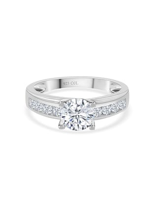 1 Carat Single Solitaire Engagement Ring For Women-12