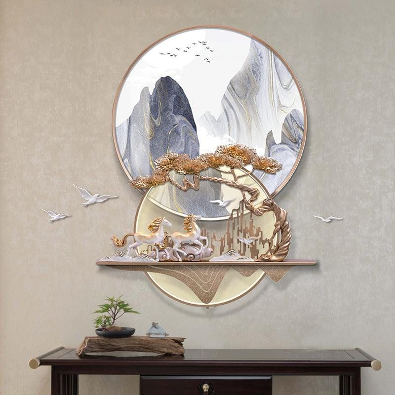 PICTURESQUE OF MODERN ART STYLE 20-H: 34 | L: 27 (Inch)