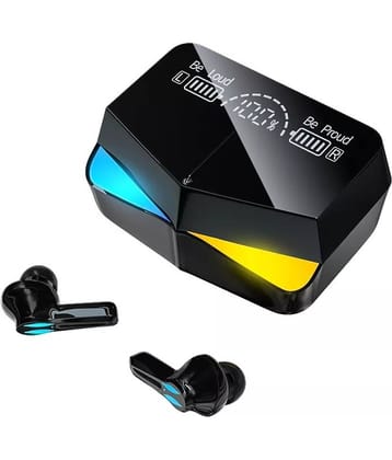 VEhop Power Bluetooth True Wireless (TWS) In Ear 30 Hours Playback Fast charging,Powerfull bass IPX4(Splash & Sweat Proof) Black