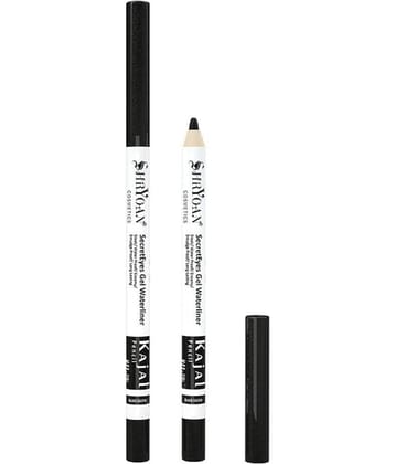 shryoan - Black Natural Kajal 1 g Pencil ( Pack of 1 )