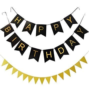 Happy Birthday Banner for Birthday Celebration of Kids and Adults