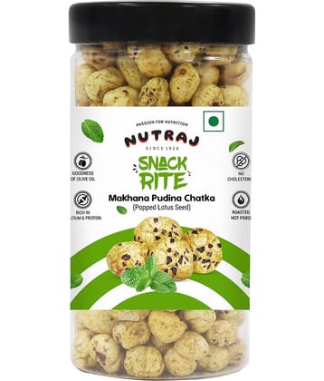 Nutraj Snackrite Roasted Makhana Pudina Chatka 70 g, Roasted Foxnut)