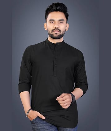 Nofilter Pink Cotton Blend Men's Regular Kurta ( Pack of 1 )