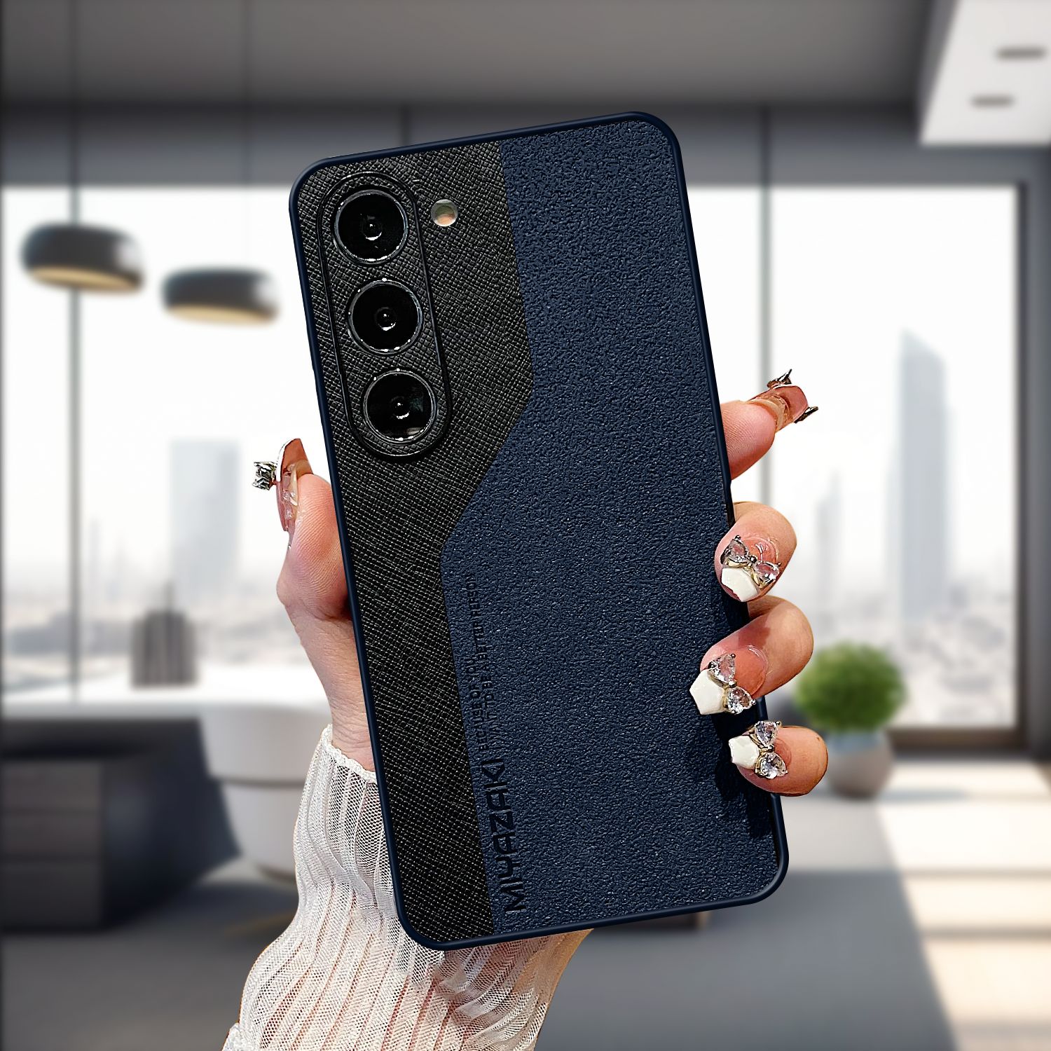 Samsung S23 Dual Texture Sport Case-Blue