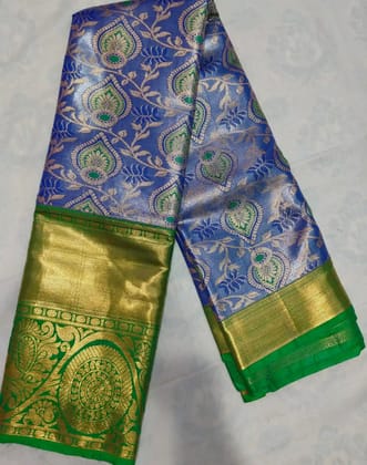 Elegant Embroidered Silk Saree