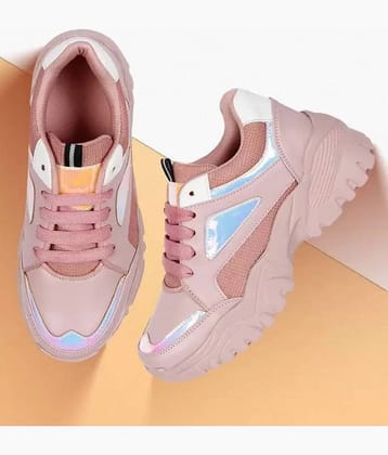 Fabbmate Pink Women's Sneakers