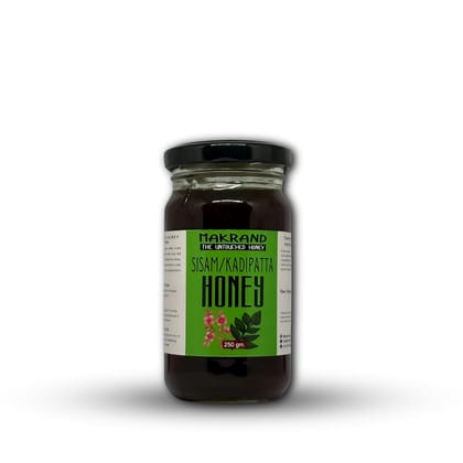 Makrand Organic Honey Sisam Kadipatta – 100% Pure, Raw, Unfiltered, & Natural – Sustainably Sourced from Healthy Bee Colonies for Maximum Flavor & Health Benefits 250 gm