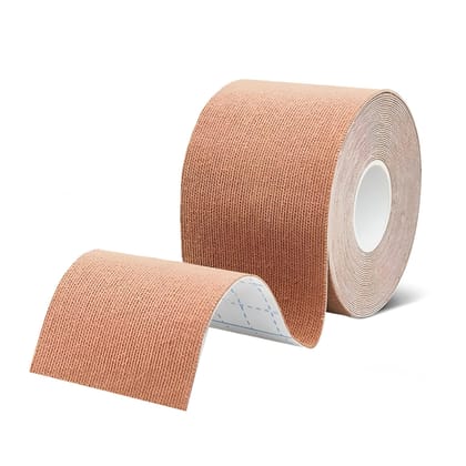 EZYFIT Boob Tape For Women for Breast Lift | Invisible | Breathable | Skin- Friendly Adhesive | Supports from All Directions, 12 Hrs Sticking Capacity | 5 mtr. long | 1 Pc