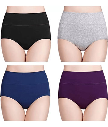 Louis Craft Cotton Lycra Hipster ( Multicolor3 , Pack of 4 )