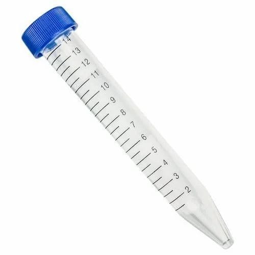 15ml Centrifuge Tube with Blue screw cap, PP conical Bottom 100 PCS
