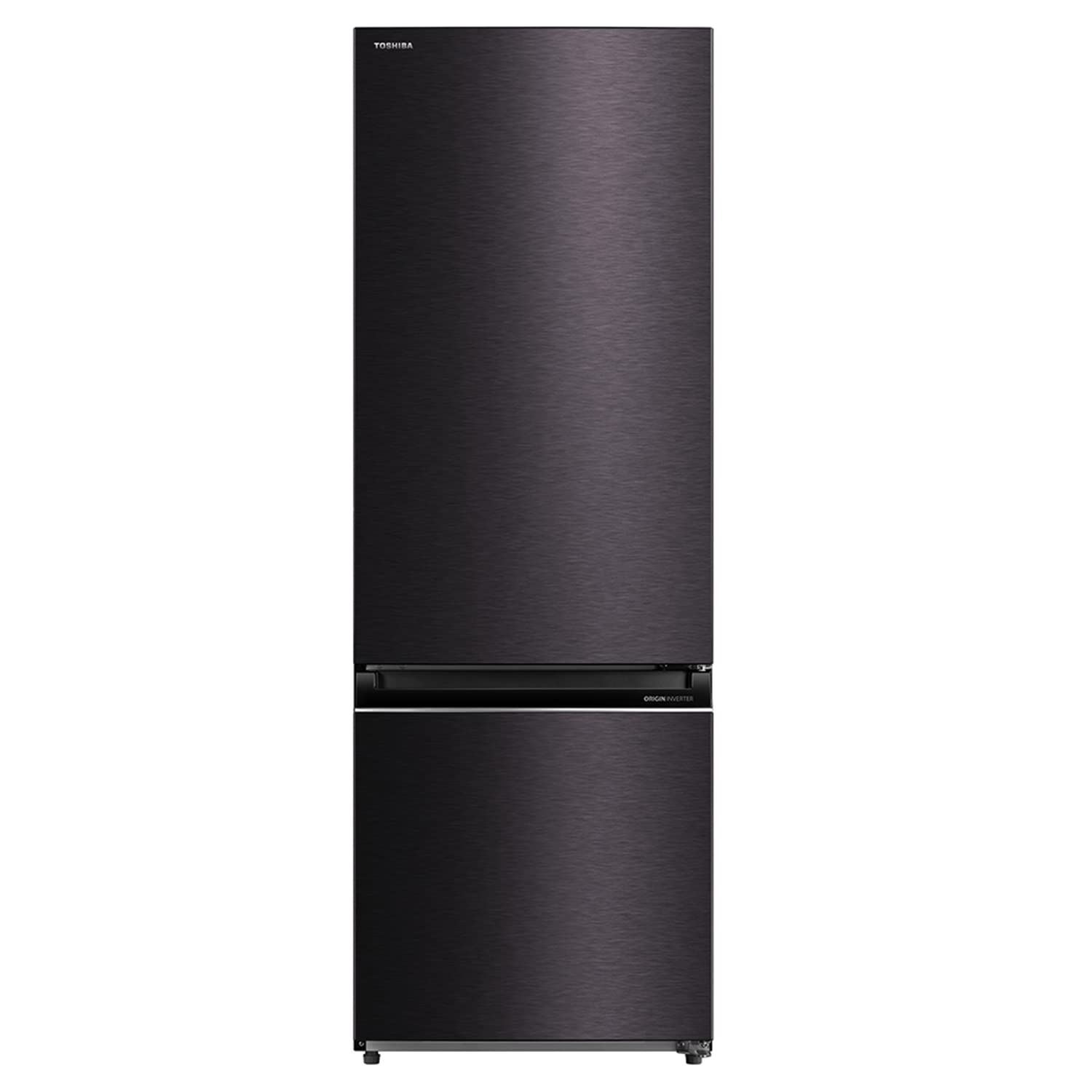 Toshiba 349L 2 Star Frost Free Inverter Double Door Refrigirator (GR-RB423WE-PMI(37, Satin Grey, Bottom Freezer) Toshiba 349L 2 Star Frost Free Inverter Double Door Refrigirator (GR-RB423WE-PMI(37, Satin Grey, Bottom Freezer) - Satin Grey / 349 Ltrs