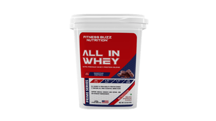 Fitness Buzz Nutrition I Prime Series I All in Whey with Added Digestive Enzymes I 20G Protein Per Serving I 4.3 BCAA Per Serving I 5.3G EAA Per Serving I Low Sugar I Nutraceutical I Veg I Belgian Chocolate I 4 KG