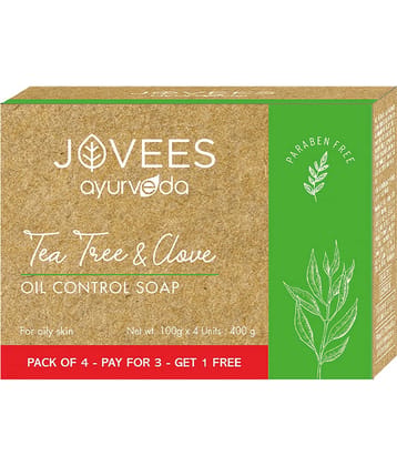 Jovees Herbal Freshness Soap for Oil Control Soap for Oily Skin ( Pack of 4 )