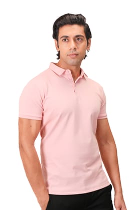 Absolute Cotton Polo - Pure Mercerised Cotton Polo-Bloom Pink / XS